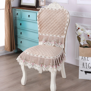 奢华欧式餐椅垫套装桌布椅子套罩凳套家用布艺坐垫四季板凳套座垫