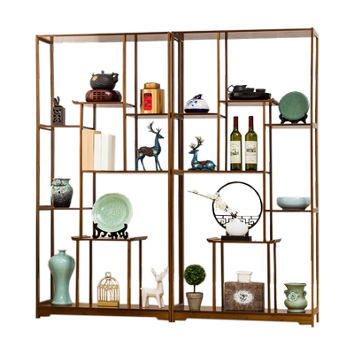多宝阁展示柜实木新中式古董置物架