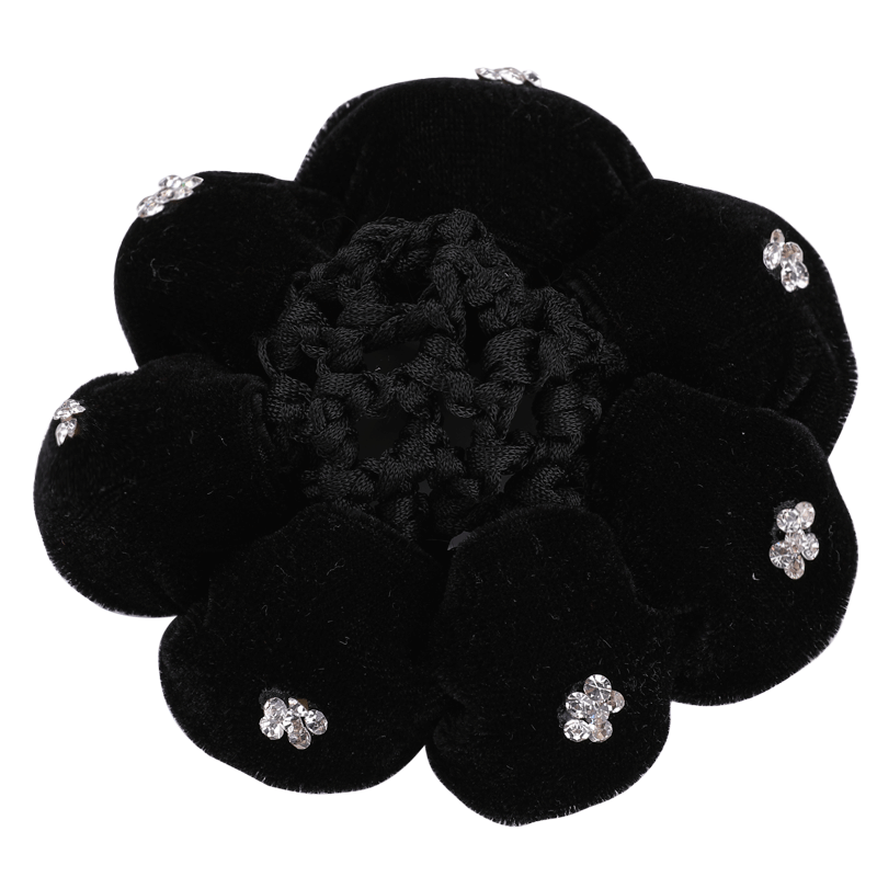 发网护士头花韩国女空乘网兜拉丁舞蹈空姐专用黑色职业盘发头饰品