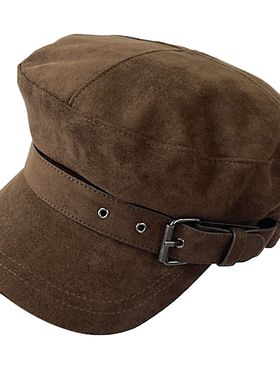 翻毛皮邮差帽 秋冬出游报童帽 韩国代购 甜美可爱 逛街帽子百搭贝