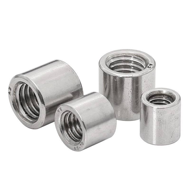 加长圆螺母 304不锈钢连接圆形长螺母丝杆接杆螺帽m3m4m5m6m8m10_不