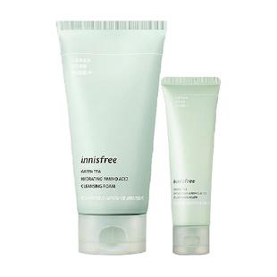 innisfree/悦诗风吟男女士洗面奶绿茶清润氨基酸洁面乳150ml+50ml