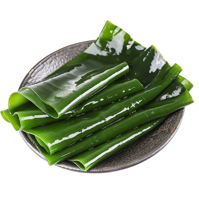 新鲜5斤海带片盐渍海带片干货厚5斤整箱荣成海带头海带丝海带边