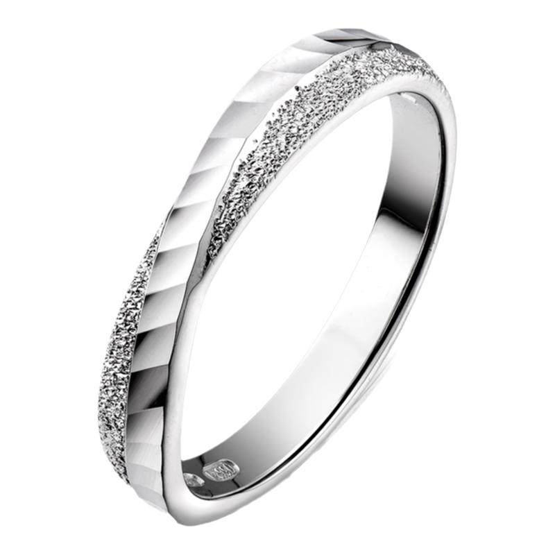 六福珠宝pt990铂金对戒纯结系列婚嫁白金戒指男计价hep