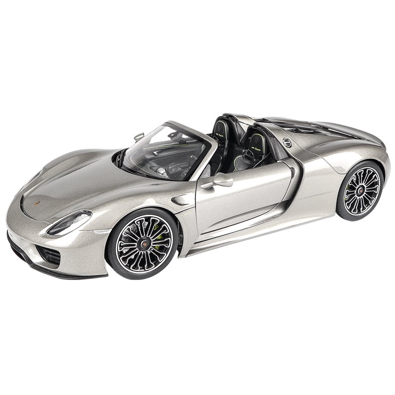 原厂仿真合金威利welly1:18保时捷918车模 跑车汽车模型收藏送礼