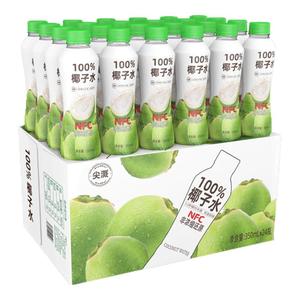 百尖派椰子水椰汁nfc电解质饮料椰青果汁非浓缩椰水350ml孕妇天然