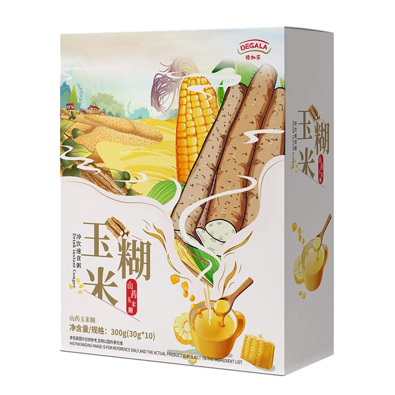 山药玉米糊原味奇亚籽即食早餐羹健身老人代餐速食玉米粥七鲜同款