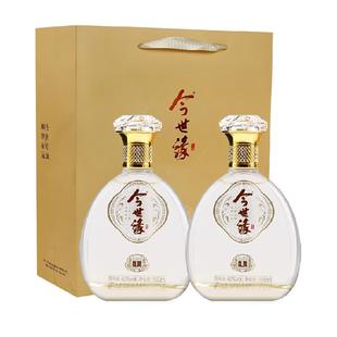 今世缘礼赞42度白酒礼袋装500ml*2瓶商务宴会送礼酒水纯粮酿造