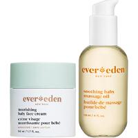 公开安唯伊婴儿按摩油118ml+高保湿面霜50ml