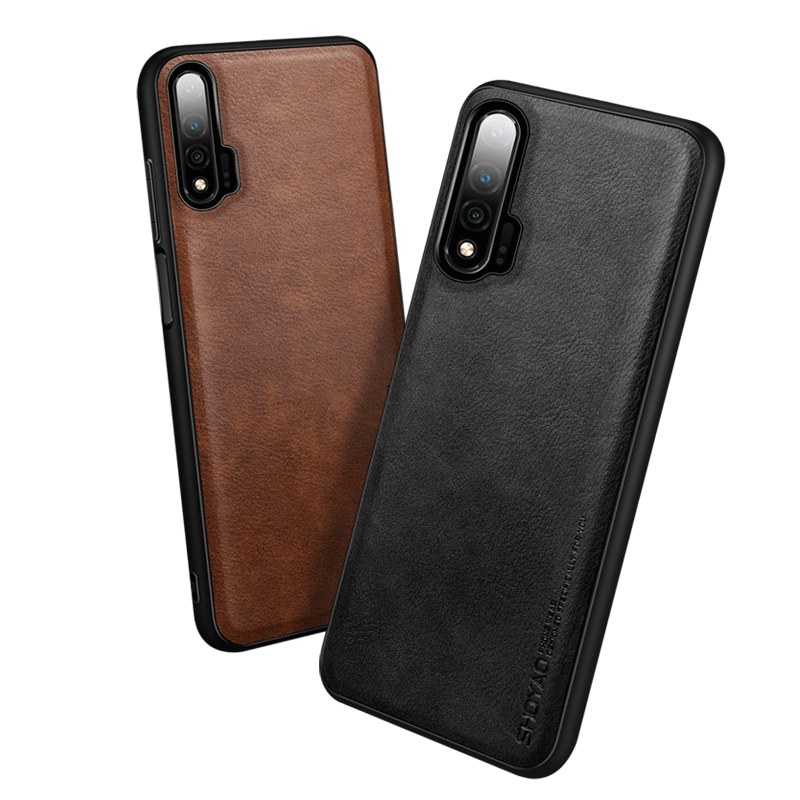 华为nova6手机壳nova6se皮套男款5g版保护套4g版全包防摔超薄软壳简约