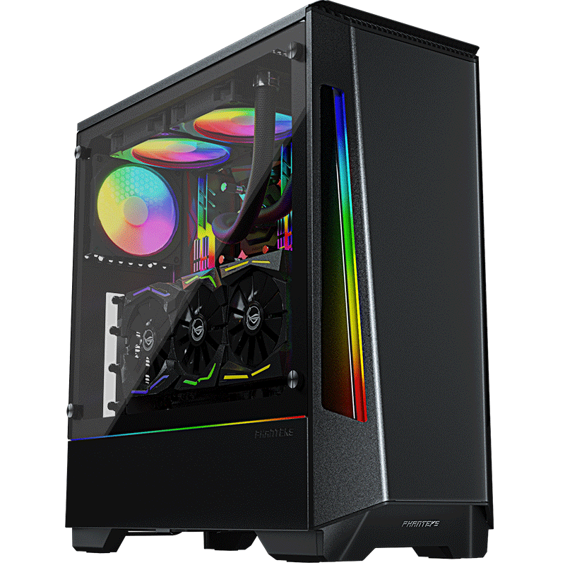 phanteks追风者p360xrgb中全塔水冷大侧透emiatx台式电脑小主机箱