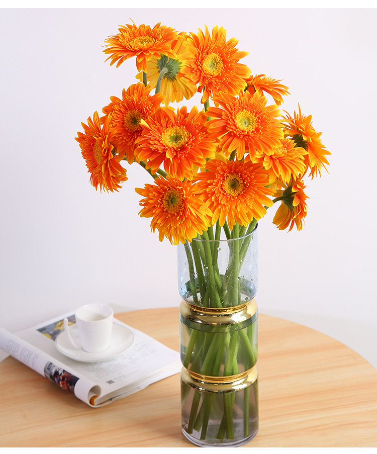 云南昆明基地直发非洲菊弗朗鲜花直供速递家用插花婚庆办公室插花