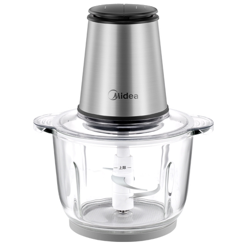 美的绞肉机家用电动不锈钢多功能小型打肉馅碎菜搅拌蒜泥蓉料理机