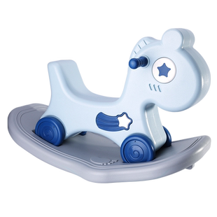 儿童摇马实木摇摇椅宝宝玩具宜家ikea艾克拉小木马摇摇马周岁礼物