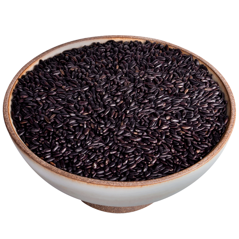 众恬黑米粥粗粮五谷杂粮东北黑香米新米5斤黑大米乌米批发包邮 - 众恬