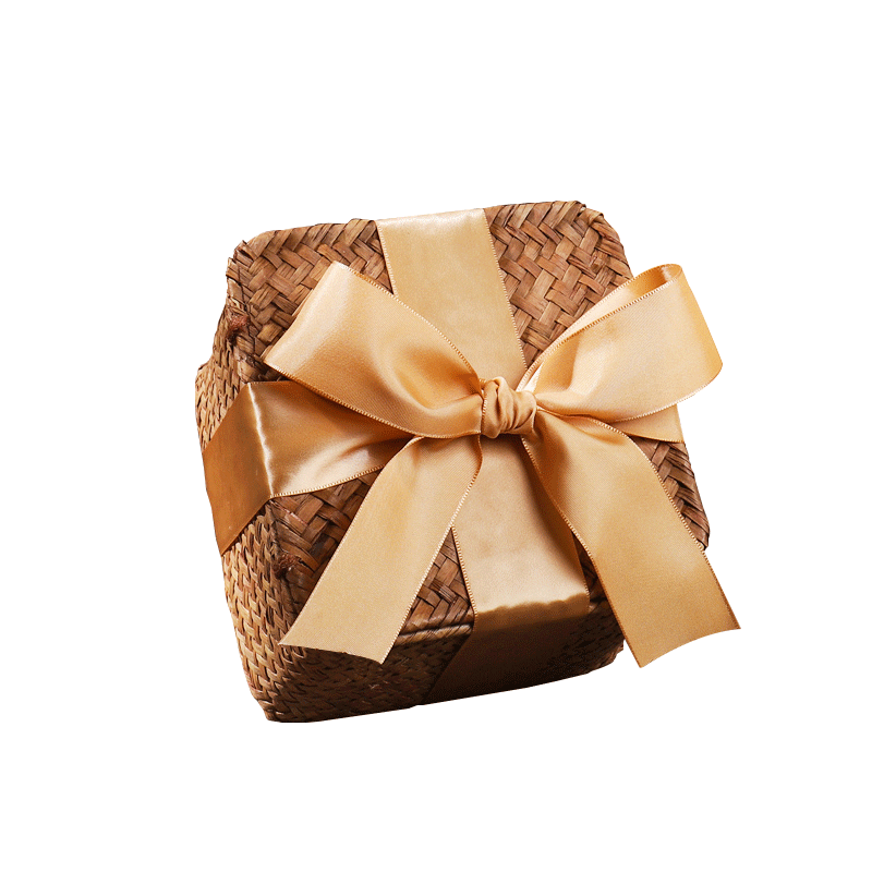 竹编礼品盒ins精美创意小号伴手礼盒生日精致包装盒空礼物盒子 - 雅雯