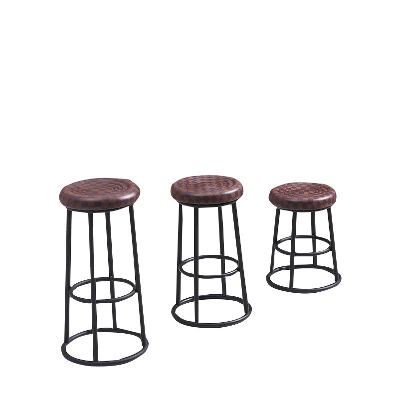 酒吧椅圆凳高脚椅酒吧椅子ktv手机店营业厅收银台吧台凳子时尚