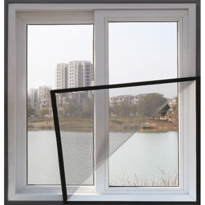 家用防蚊纱窗纱网自装型磁铁魔术贴自粘式窗户简易网纱隐形沙窗帘