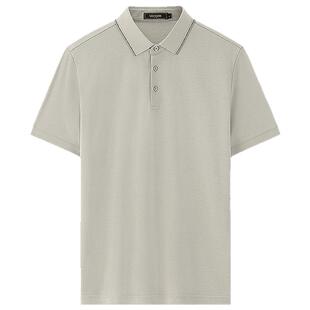 【凉感+可机洗桑蚕丝】雅戈尔夏季新款男士短袖Polo衫商务翻领T恤