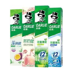 DARLIE好来(原黑人)牙膏茶倍健初萃茶双重薄荷160g*4套装价格比较