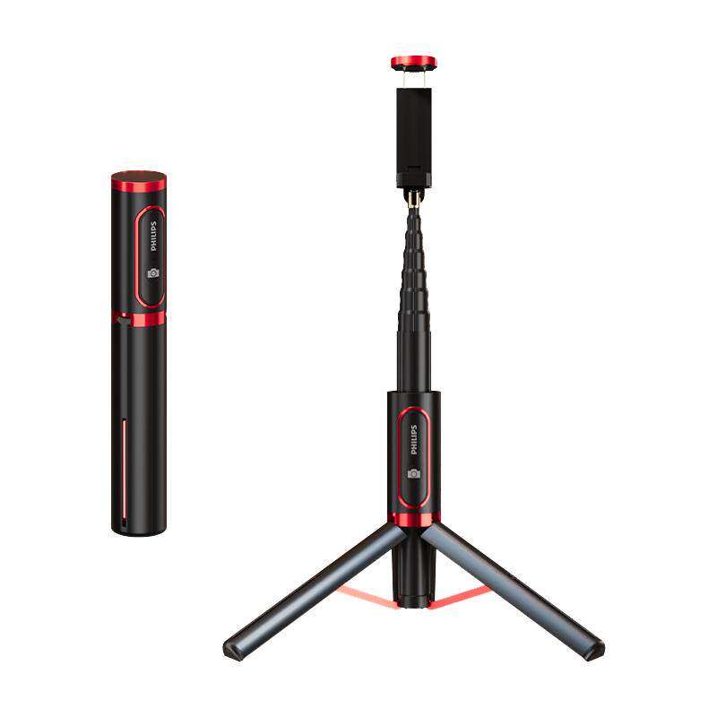 杆三脚架手持一体式拍照神器2022新款迷你多功能蓝牙遥控防抖直播支架