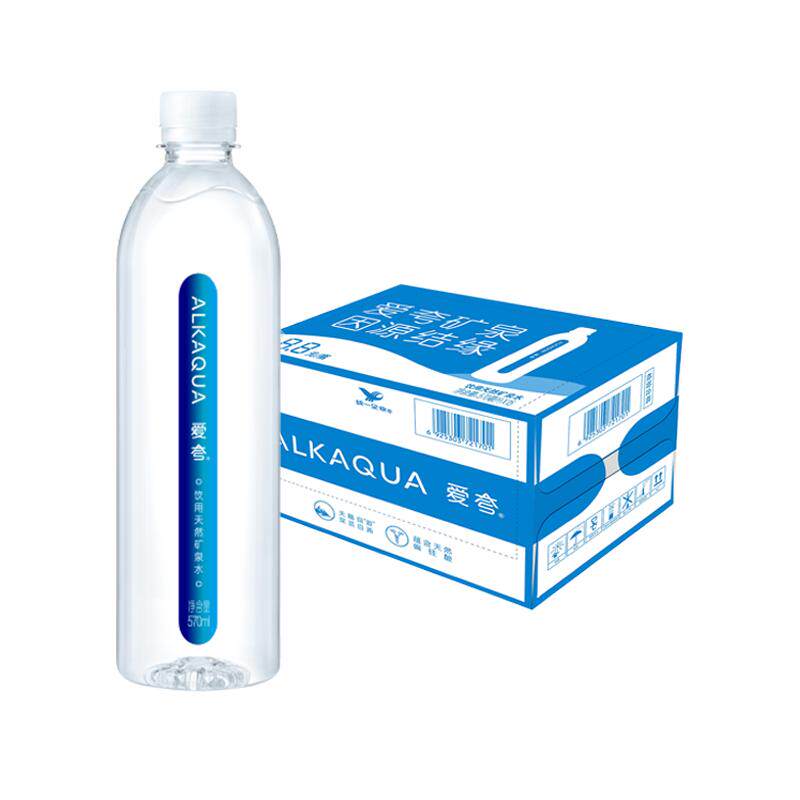 统一ALKAQUA爱夸不含溴酸盐饮用天然矿泉水整箱