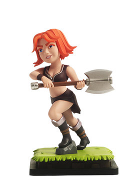 supercell部落冲突 胜利系列女武神手办玩具摆件皇室战争周边现货