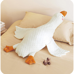 大白鹅婴儿排气枕头防窒息安抚新生宝宝胀气绞痛枕趴睡觉神器夏季