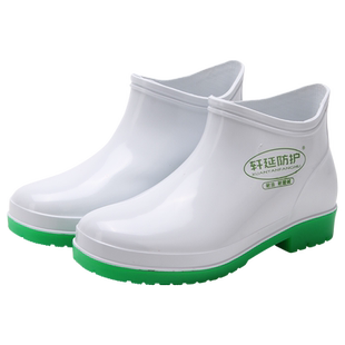 高筒雨鞋男短筒雨靴男款中筒水靴加棉保暖水鞋牛筋底胶鞋防水套鞋