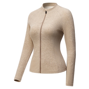 MYBODY商场同款新款时尚运动风可外穿暖型衣拉链开襟修身保暖上衣