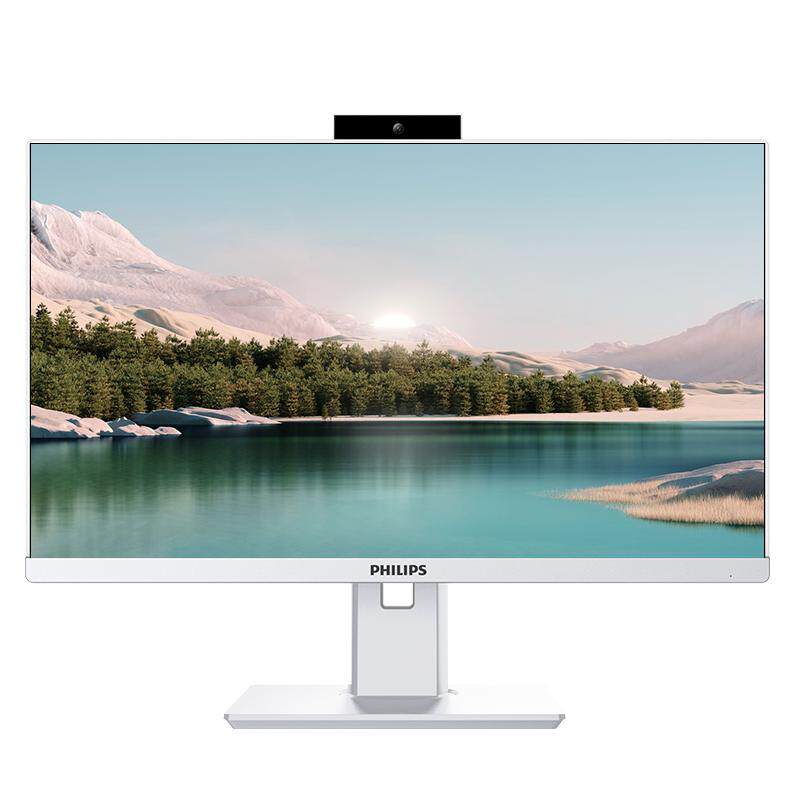 飞利浦品牌触摸一体机电脑24寸高配触屏办公用家用台式主机全套直播27