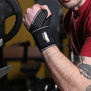 松紧助力带健身力量训练加压绷带绑带举重护手腕运动护腕