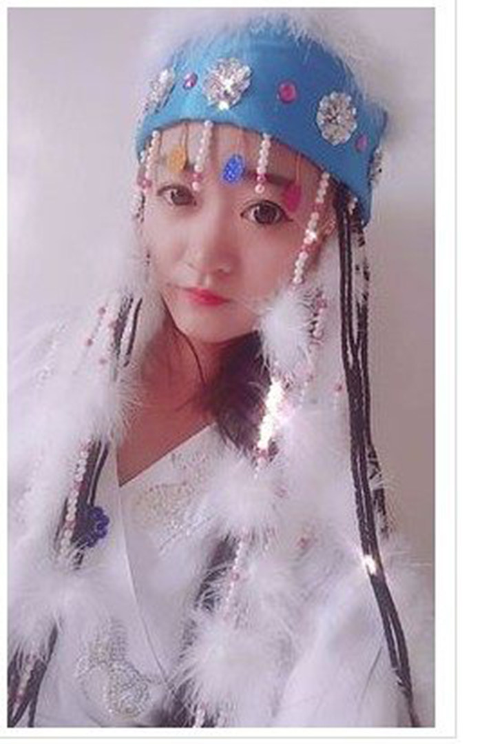 头饰女成人 舞台_含香头饰香妃帽子头饰儿童女孩成人还珠格格蒙古舞