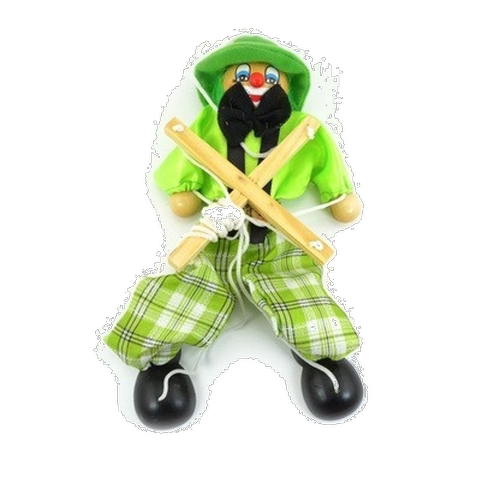 木头人提线木偶吊线制作牵线拉线扯线傀儡手动人形玩偶表演模型人