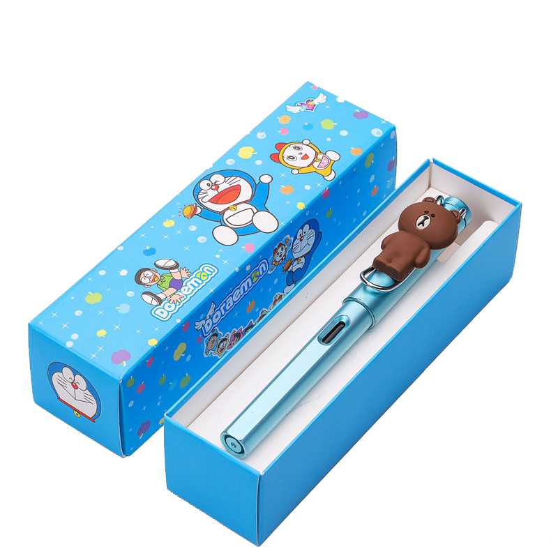 新拜乐大侦探皮卡丘钢笔 学生专用练字钢笔小学生三年级儿童钢笔正姿