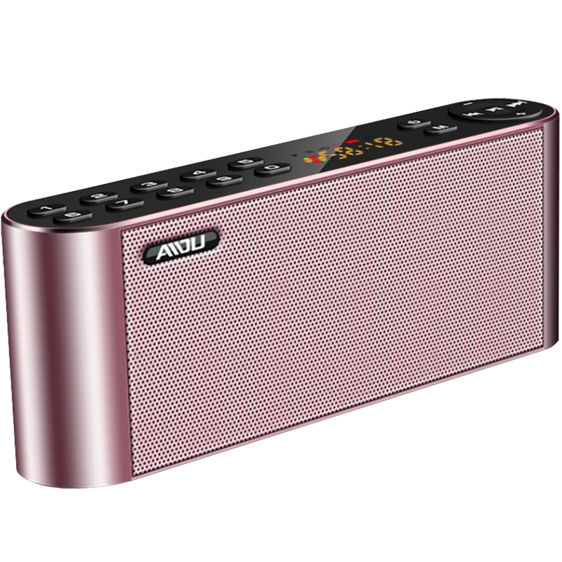 aidu爱度q8双喇叭蓝牙音箱无线手机迷你音响户外大音量收音机便携式