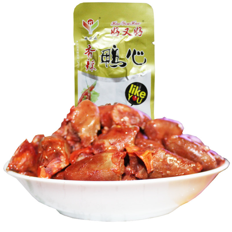 好又好香辣鸭心20g卤味熟食肉食休闲零食小吃实惠包邮汇馆优选