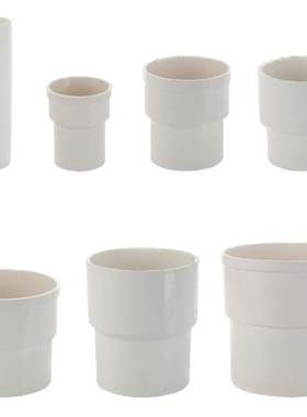 50/75/110pvc内外插直接大小延长接头排水管缩口雨水内插承插接头