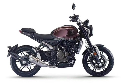 隆鑫无极300ac复古车电喷水冷复古摩托车复古机车国四 abs可上牌