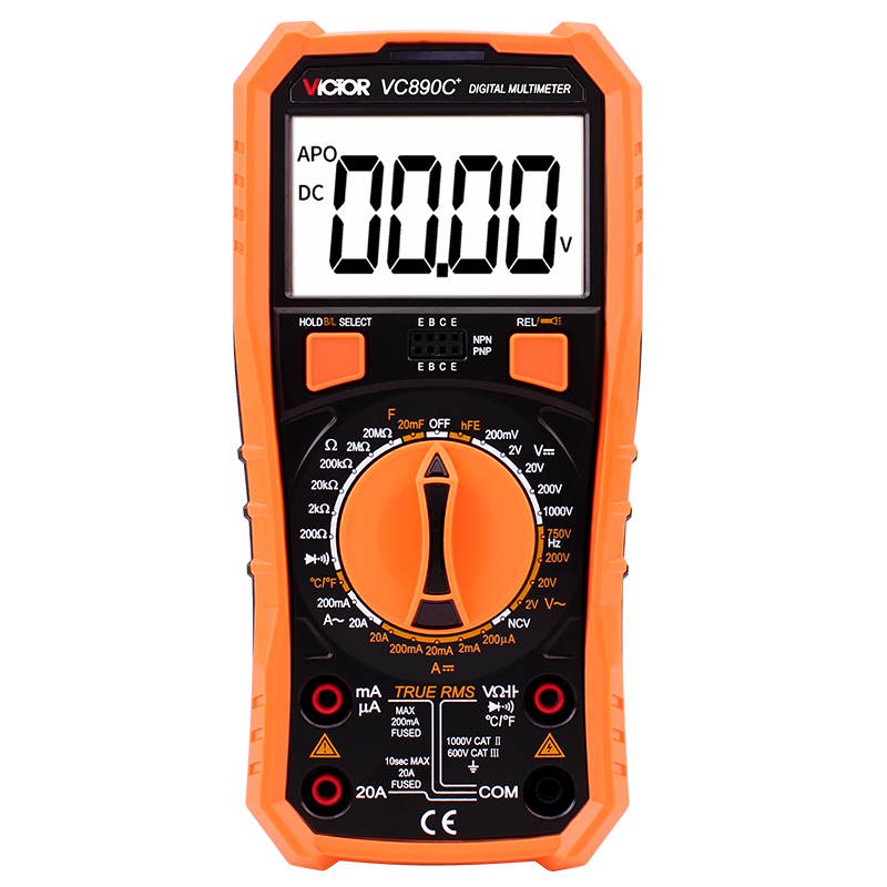 胜利万用表数显数字电工高精度万能表全自动多功能家用智能小型