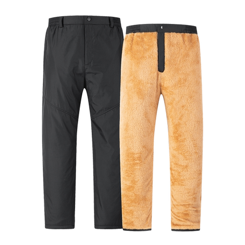 中老年棉裤男冬季外穿宽松加绒加厚保暖冷库爸爸老人厚裤子绒裤冬