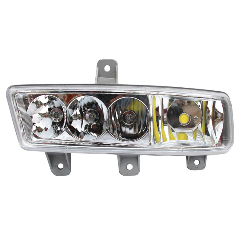 适用于福田欧曼戴姆勒gtl改装led前雾灯超亮电子防雾灯前杠灯总成