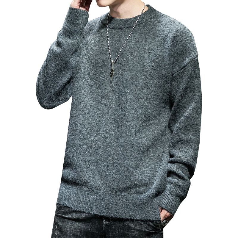 吾尊时尚 男装 长袖线衣男装休闲毛衣男秋冬季羊毛衫韩版潮流个性针织