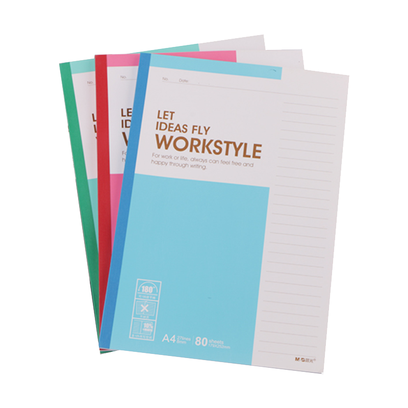 晨光笔记本子加厚a5软抄本a4记事本练习簿b5软面抄批发a6小日记本记录