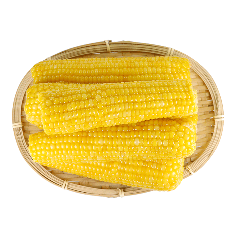 东北糯玉米真空即食220g*5支甜糯粘香嫩玉米新鲜现摘黄糯整箱包邮
