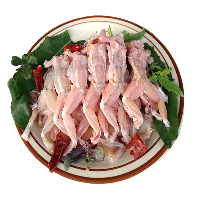 稻田保鲜冷冻田鸡肉新鲜活饭店青蛙肉生鲜肉制品非牛蛙白条肉300g