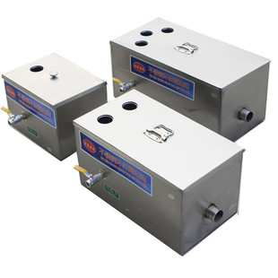 饭店不锈钢隔油池滤油器油水分离器小型过滤器餐饮厨房过油器包邮 券