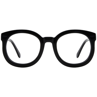 gm黑框眼镜男网红粗框素颜显脸小复古大框圆框眼镜框女近视可配