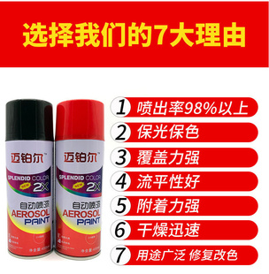 不锈钢金属防锈漆咖啡色自喷漆银粉漆亮黑漆清漆白色漆红色手喷漆