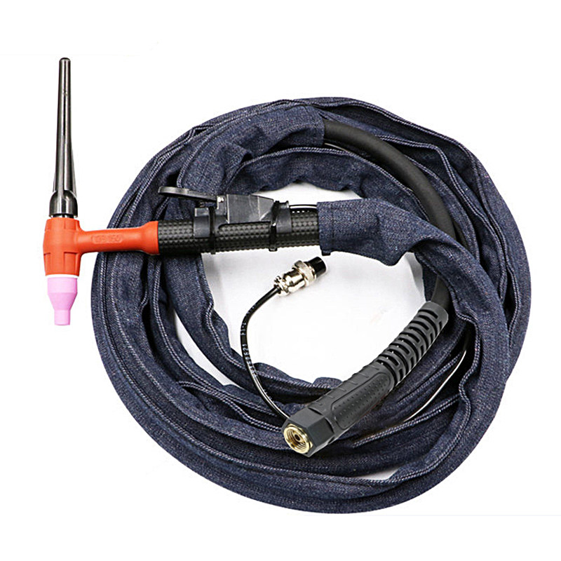 松勒qq150a气冷氩弧焊机焊枪头wp171826焊枪尾水冷焊把线配件